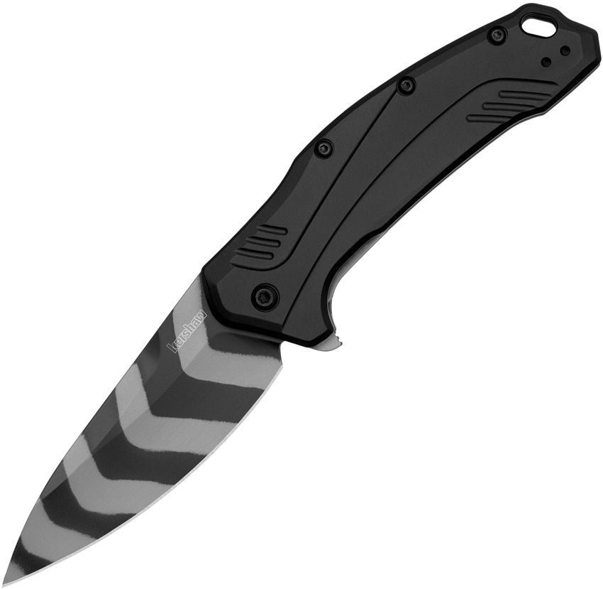 KERSHAW Link Black/Tiger Striped CPM-20CV
