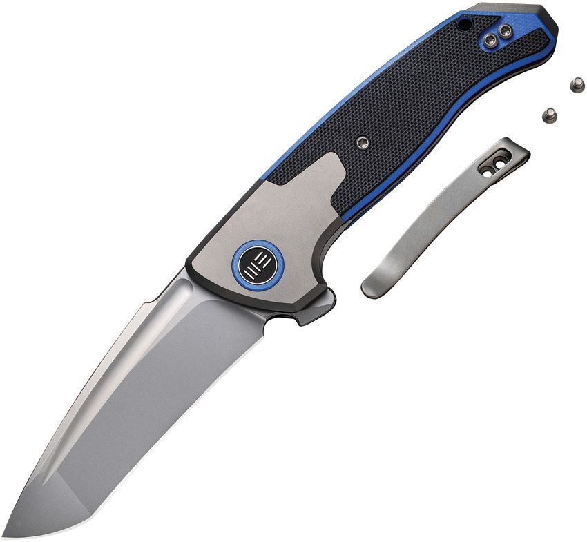 WE KNIFE 20078A-2 Press Check Tanto Bead Blast/Gray