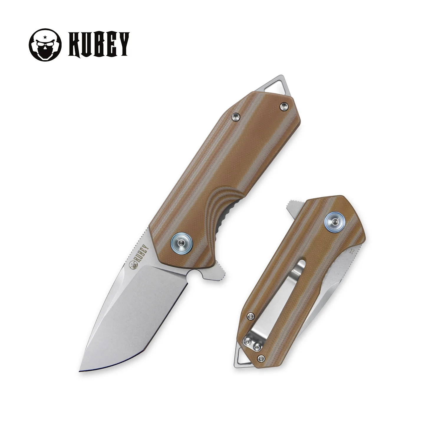 KUBEY Campe Bead Blast/Striped Beige