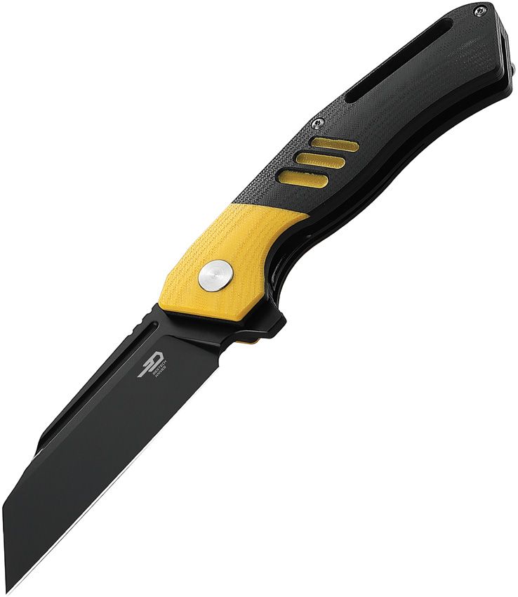 BESTECH KNIVES Rockface BW/Yelow