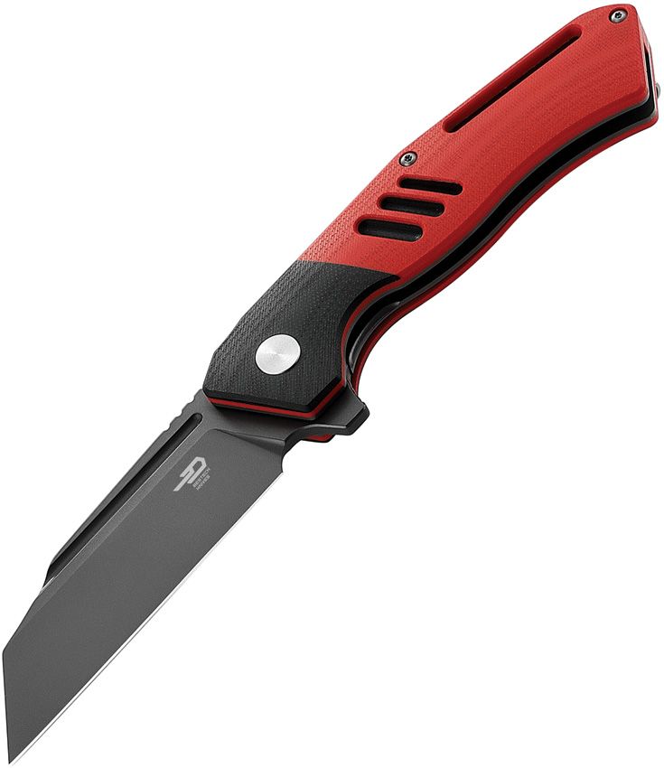 BESTECH KNIVES Rockface BW/Red