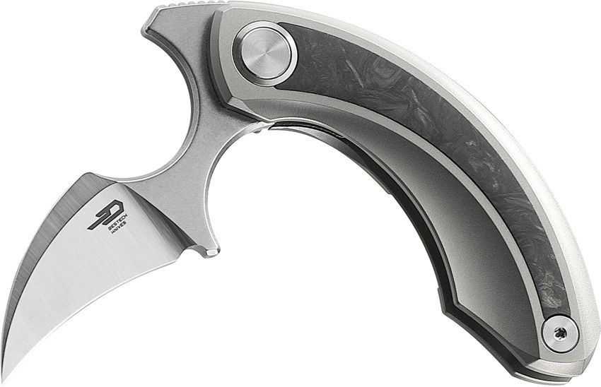 BESTECH KNIVES Strelit Gray/CF
