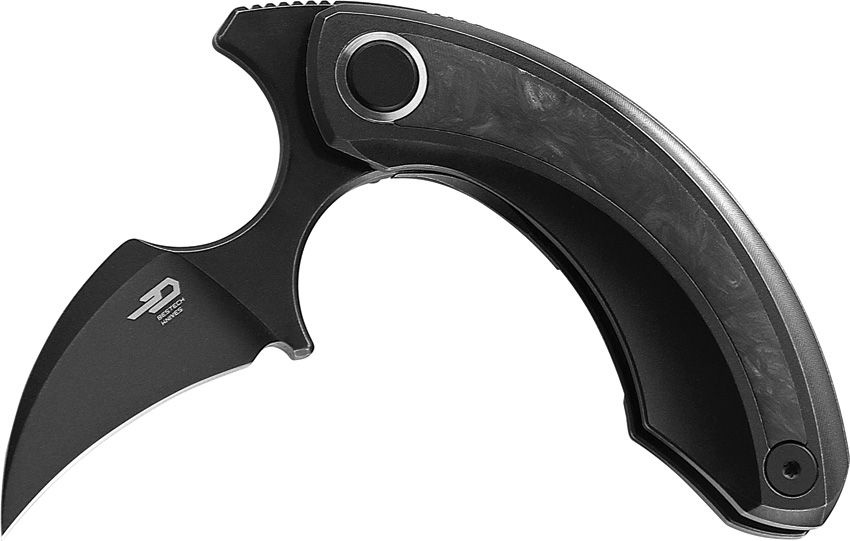 BESTECH KNIVES Strelit Black/CF