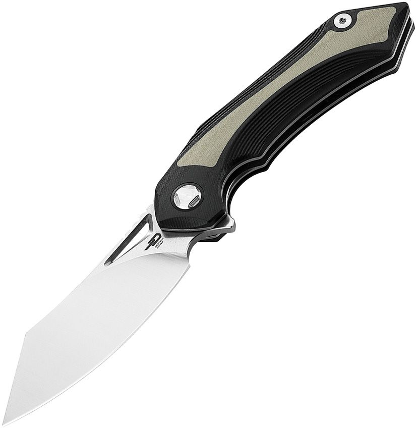 BESTECH KNIVES Kasta Linerlock Satin/Tan