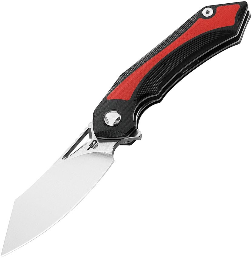 BESTECH KNIVES Kasta Linerlock Satin/Red