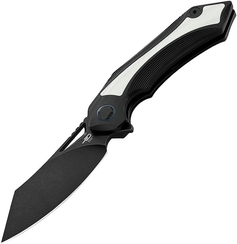 BESTECH KNIVES Kasta Linerlock BW/White
