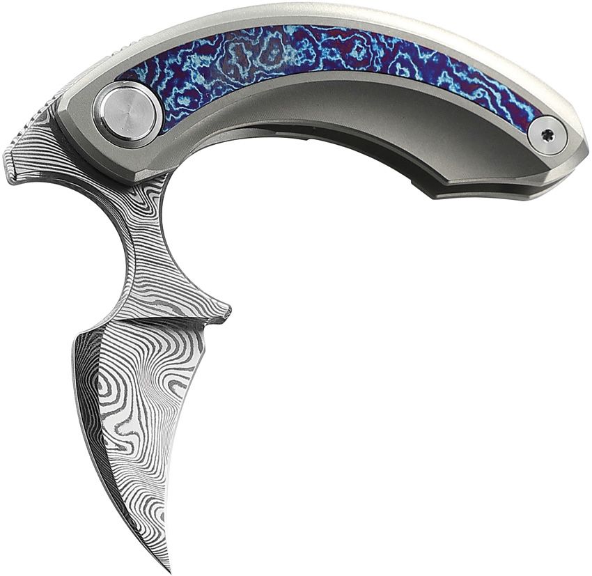 BESTECH KNIVES Strelit Damascus/Timascus