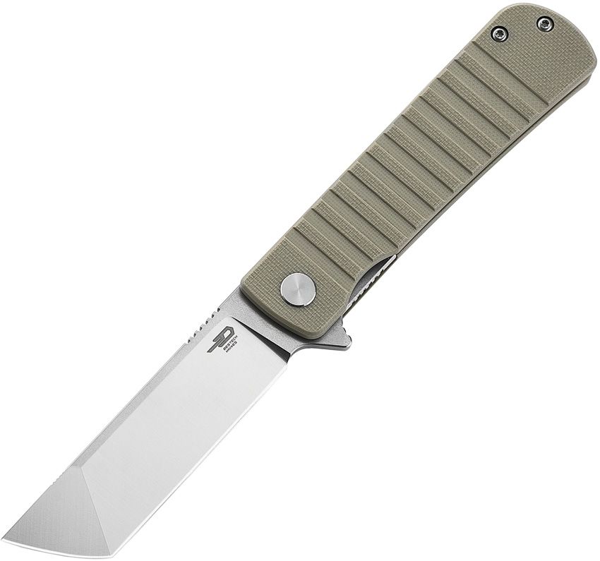 BESTECH KNIVES Titan Satin/Beige