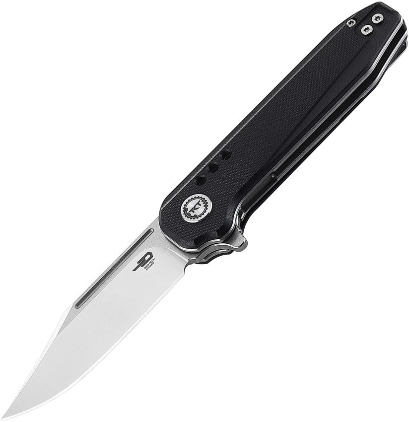 BESTECH KNIVES Syntax ClipPoint Satin/Black G-10