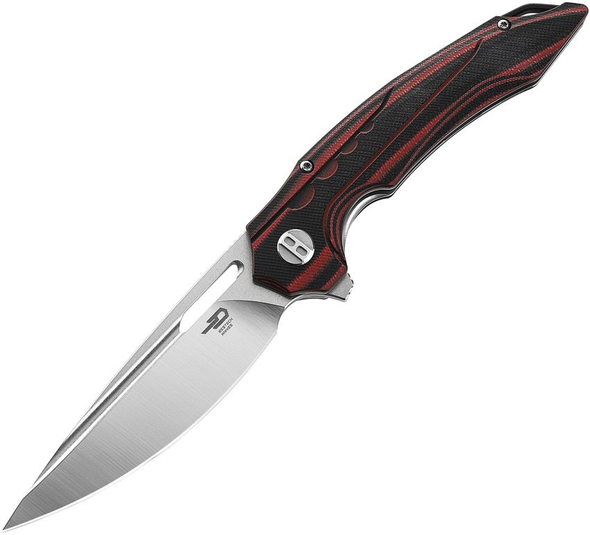 BESTECH KNIVES Ornetta Satin/Red M690