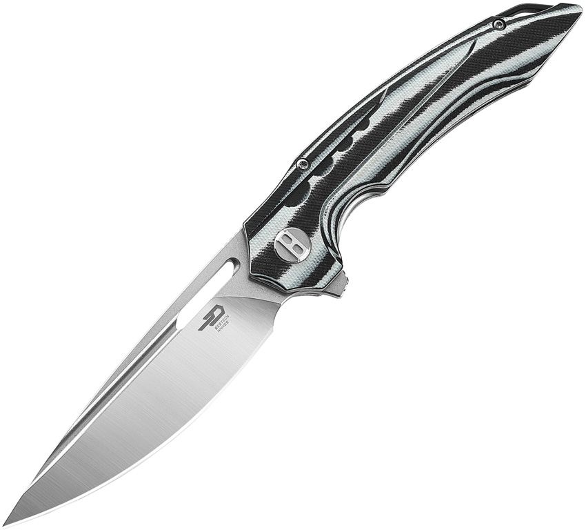 BESTECH KNIVES Ornetta Satin/White M690