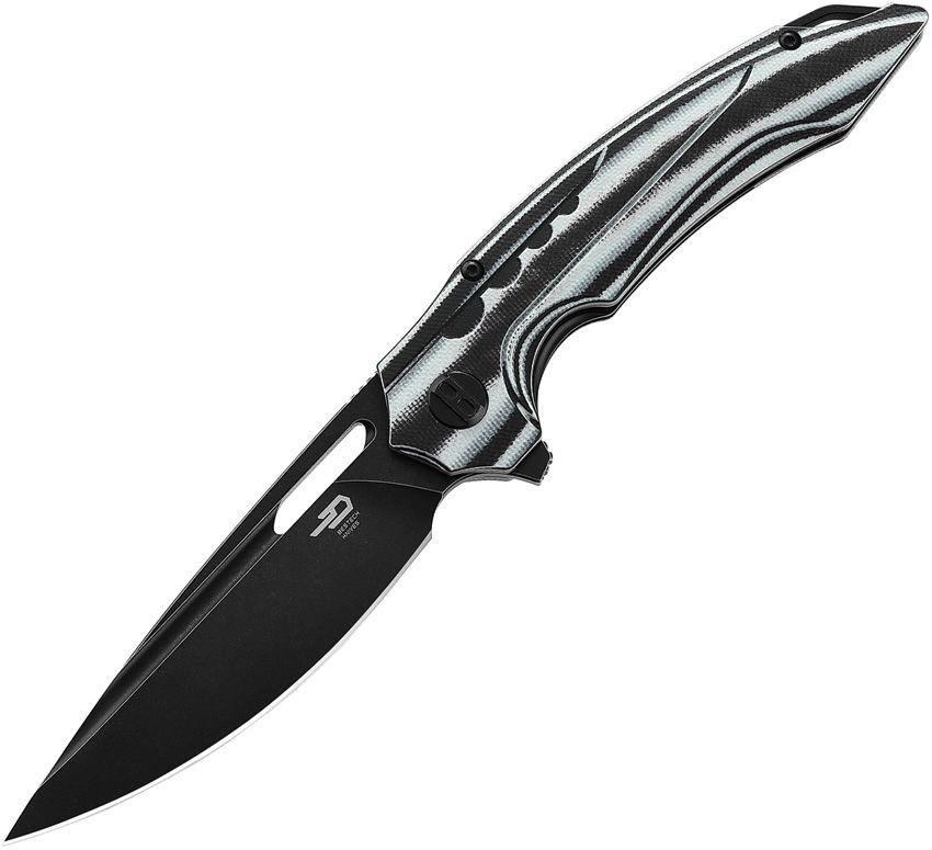 BESTECH KNIVES Ornetta BW/White M690