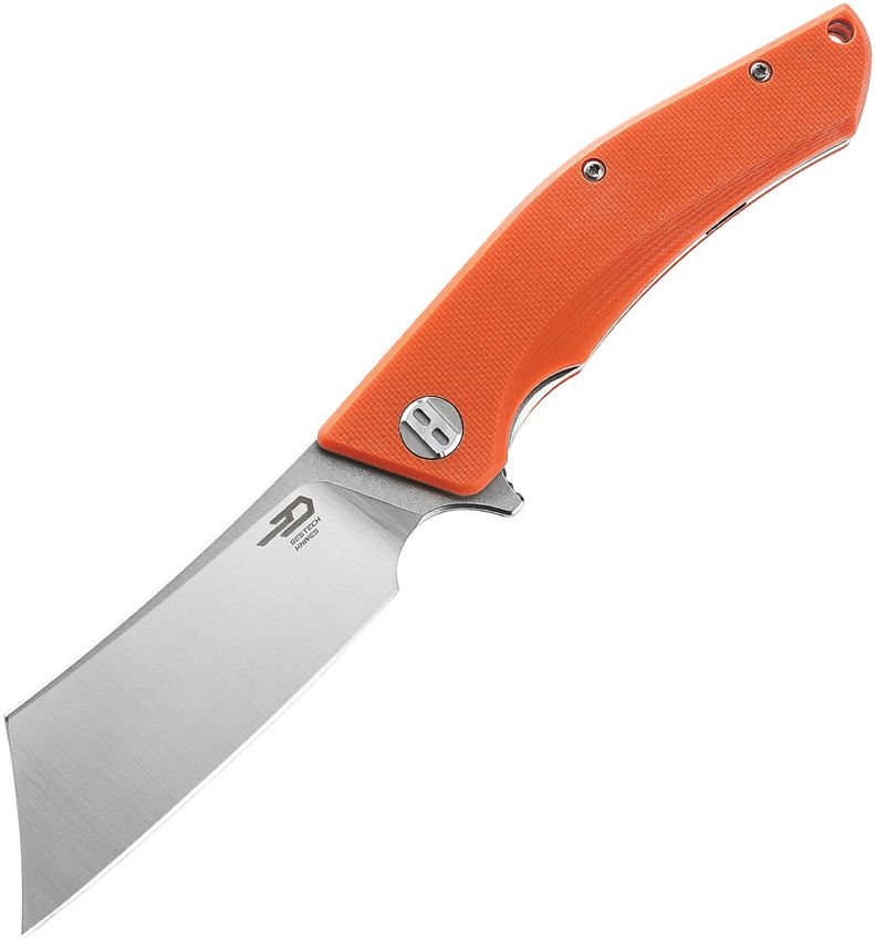 BESTECH KNIVES Cubis Satin/Orange G-10