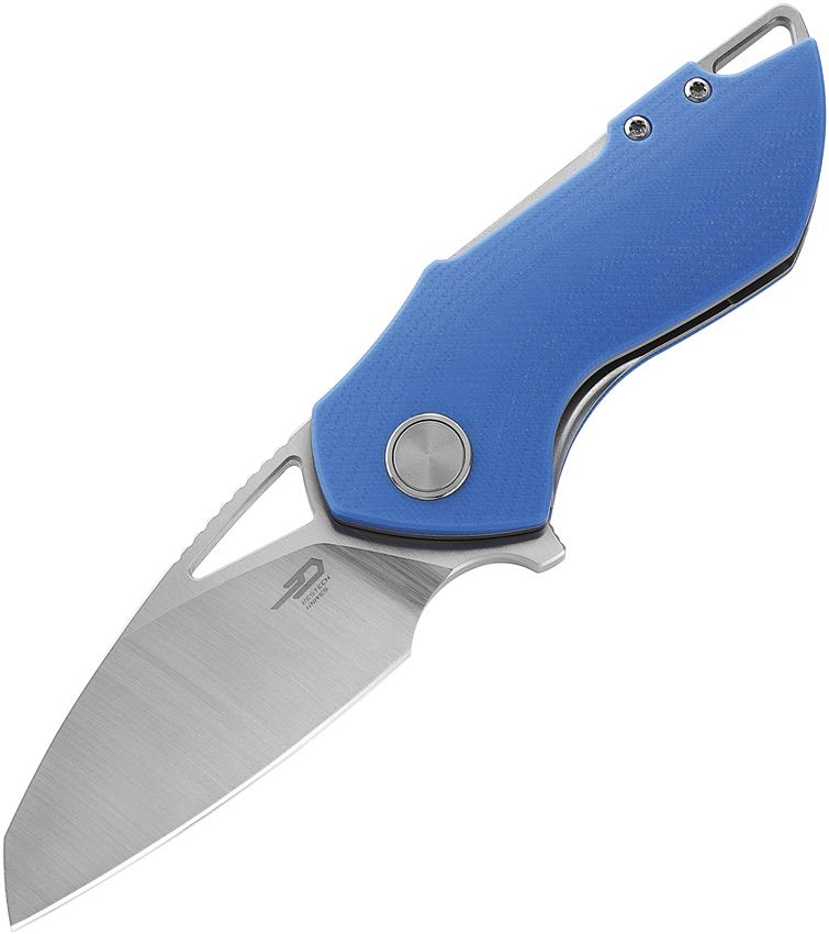 BESTECH KNIVES Riverstone Satin/Blue G-10