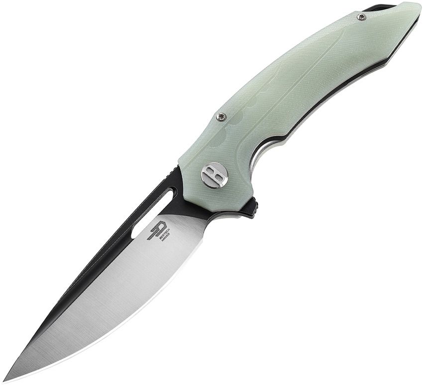 BESTECH KNIVES Ornetta TwoTone/Jade D2