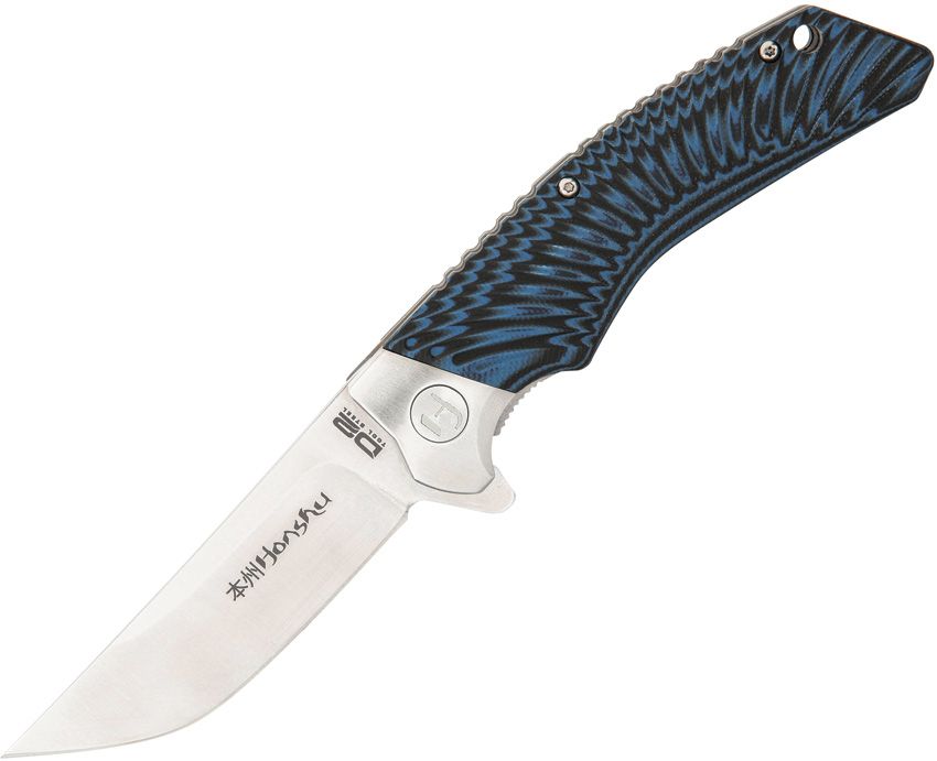 UNITED CUTLERY Honshu Black And Blue Sekyuriti Ball Bearing Pocket Knife