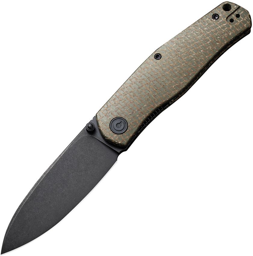 CIVIVI Sokoke Green Burlap Micarta