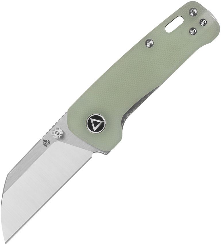 QSP Mini Penguin G-10 Jade/Satin Sandvik 14C28N