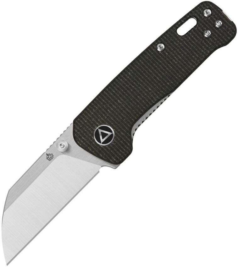 QSP Mini Penguin Brown Micarta/Satin Sandvik 14C28N