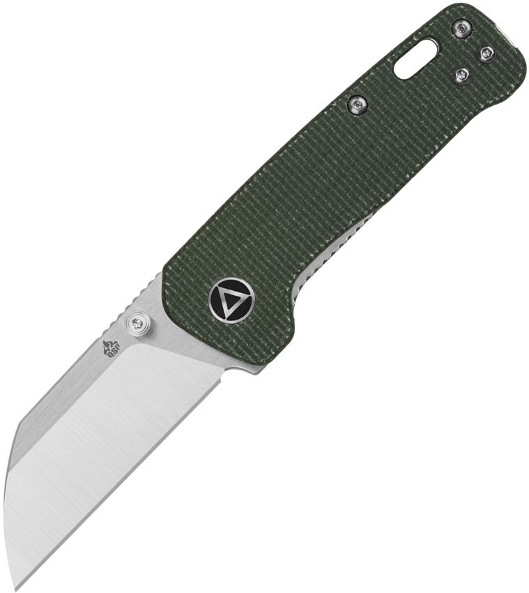 QSP Mini Penguin Green Micarta/Satin Sandvik 14C28N