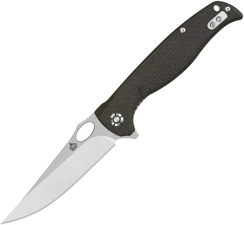 QSP Gavial Brown Micarta/Satin