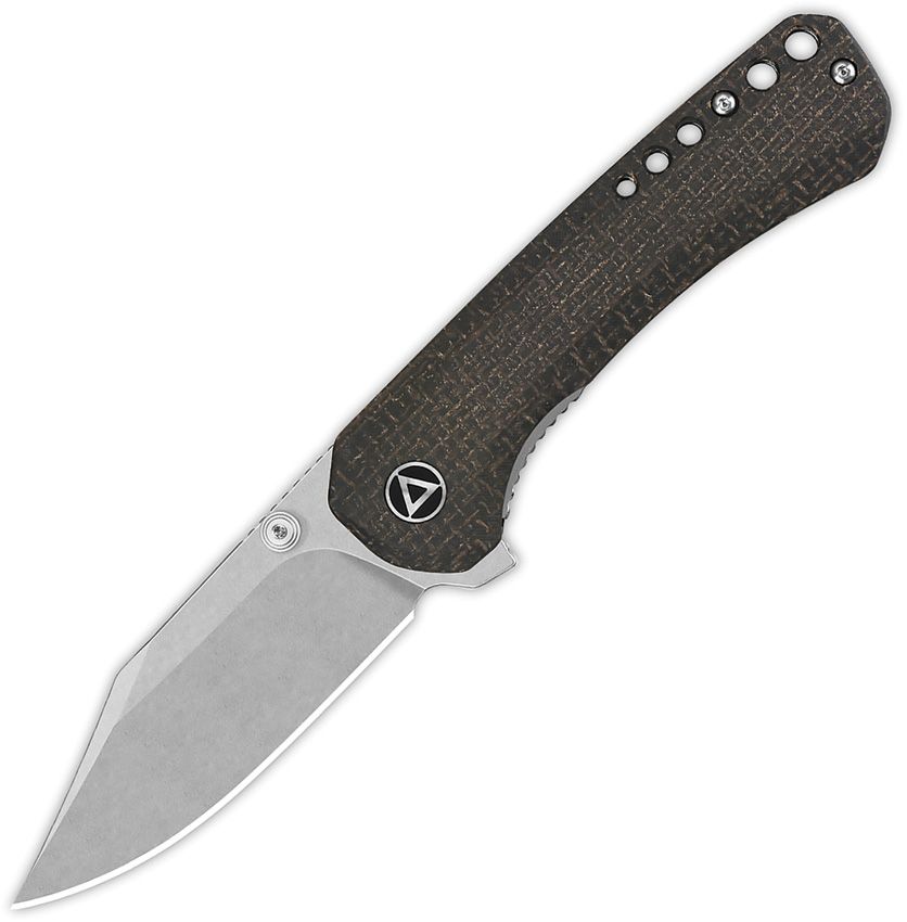 QSP Kestrel Brown Micarta/SW