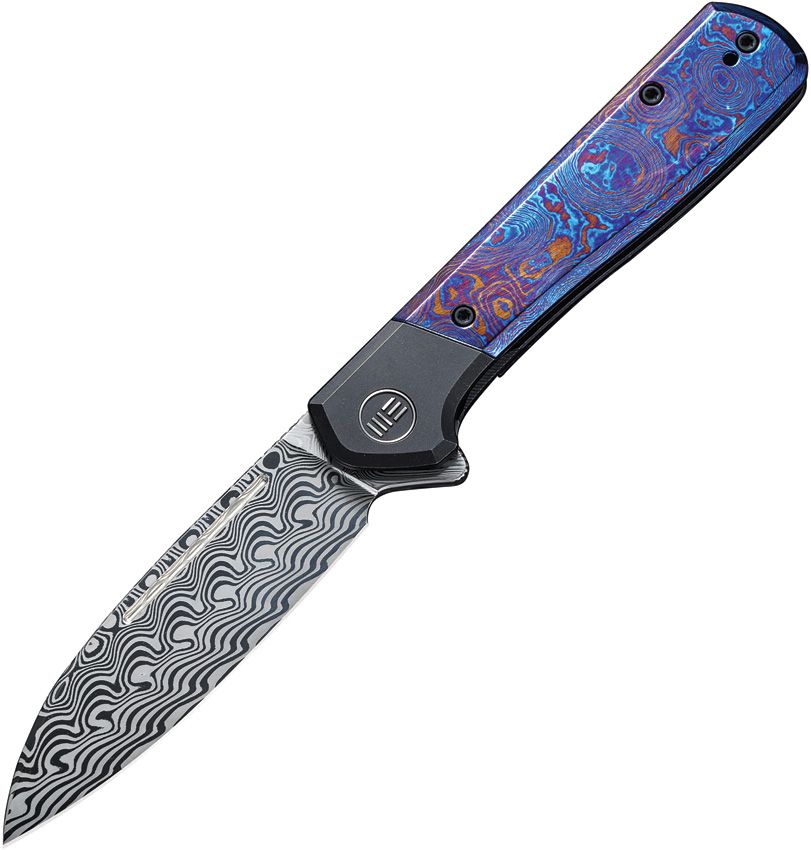 WE KNIFE 20050DS1 Soothsayer Ti Timascus/Damascus
