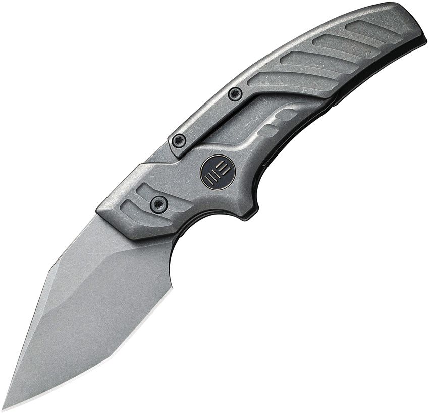 WE KNIFE 21036B2 Typhoeus Folding Push Dagger Gray Ti/SW