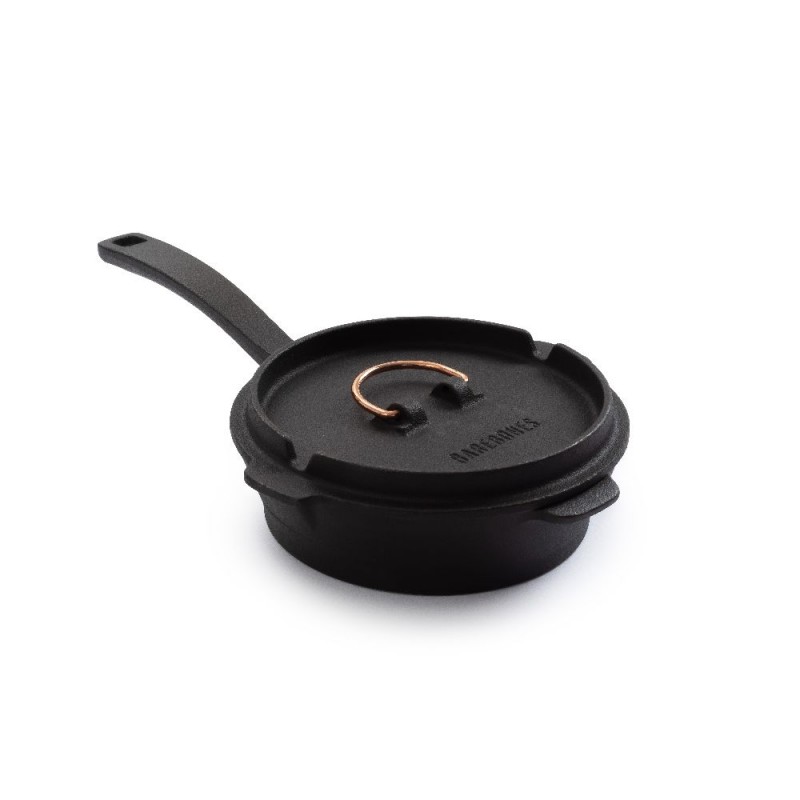 BAREBONES LIVING All-In-One Cast Iron Skillet 6" 15 cm
