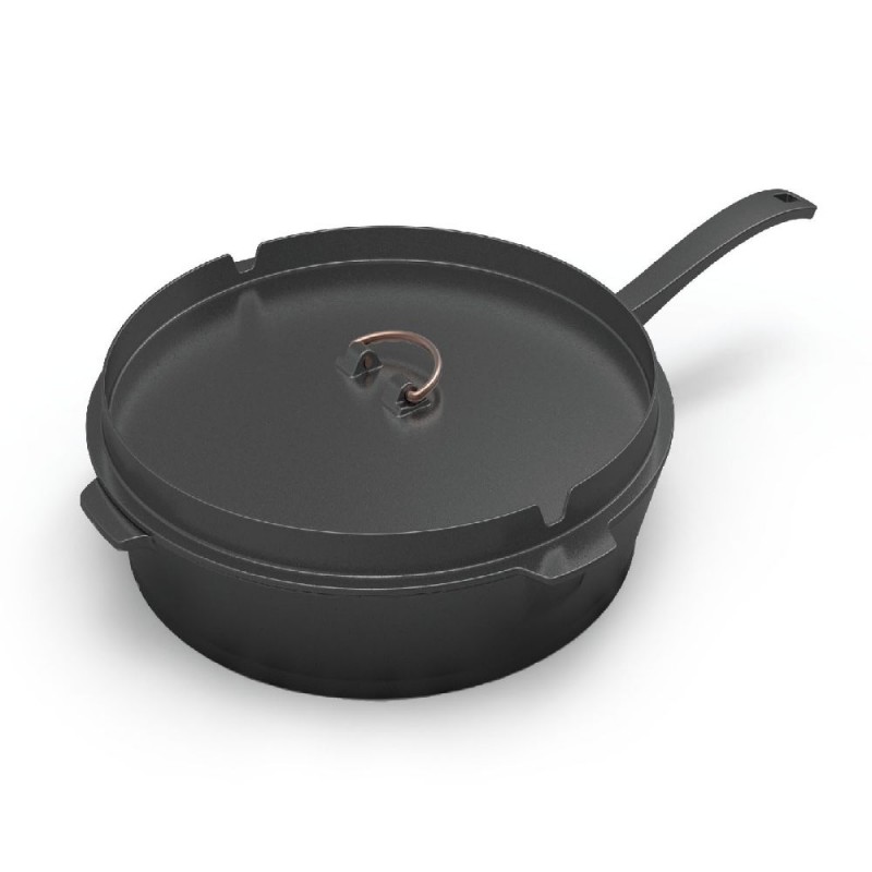 BAREBONES LIVING All-In-One Cast Iron Skillet 12" 30 cm