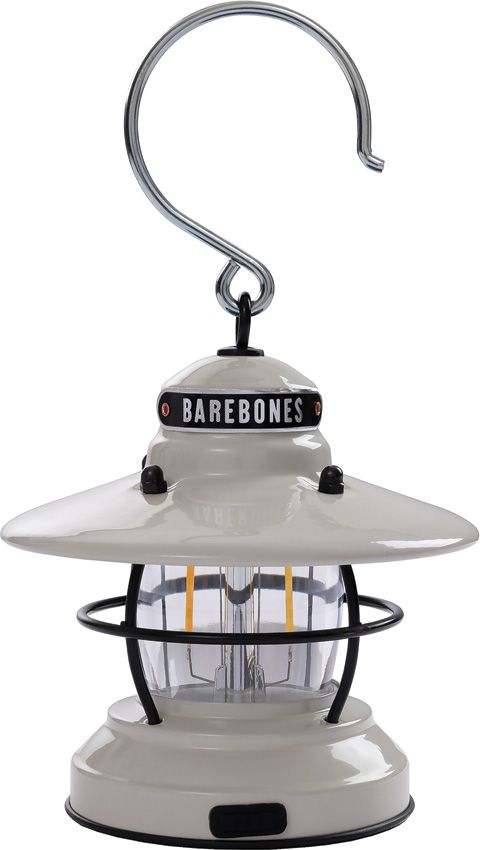 BAREBONES LIVING Edison Mini Lantern Vintage White