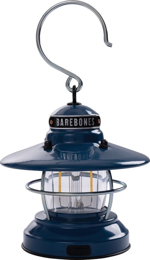 BAREBONES LIVING Edison Mini Lantern Ocean Blue