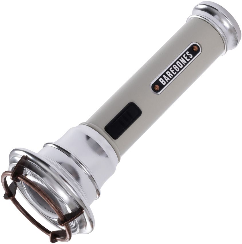 BAREBONES LIVING Vintage Flashlight White