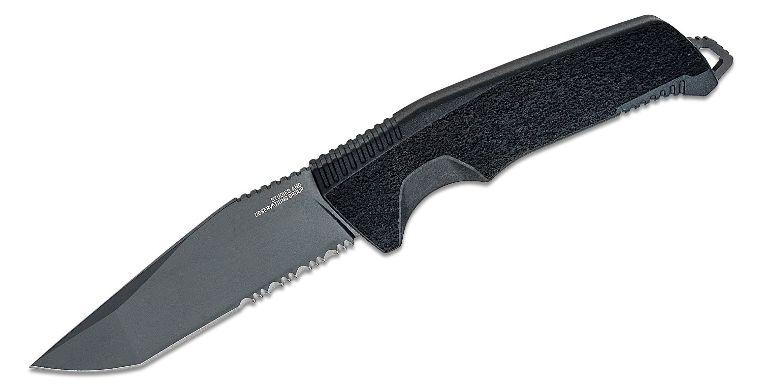 SOG Trident FX Blackout Serrated