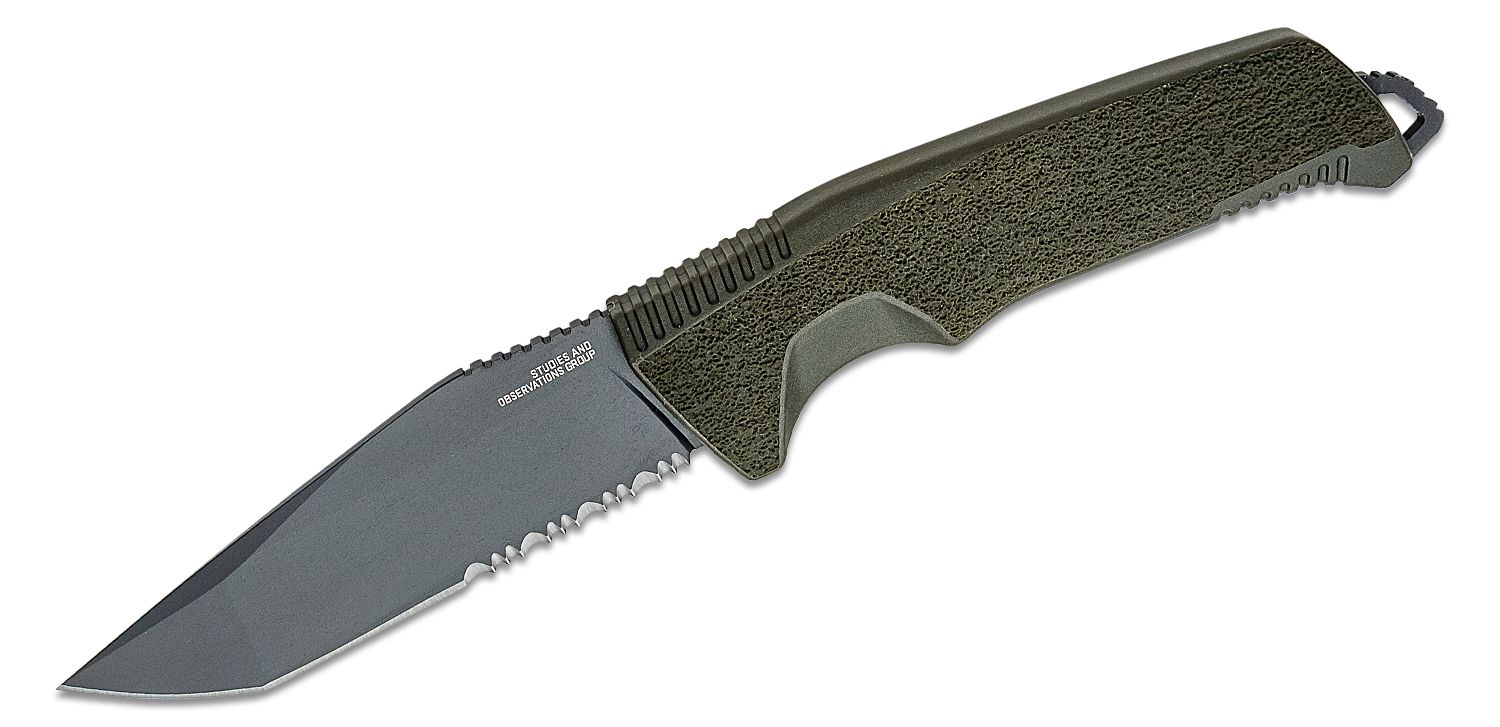 SOG Trident FX OD Green Serrated