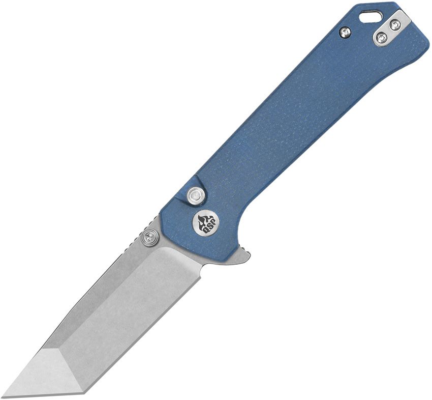 QSP Grebe Tanto Blue Micarta/SW