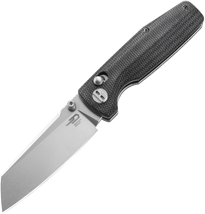 BESTECH KNIVES Slasher Black Micarta/SW