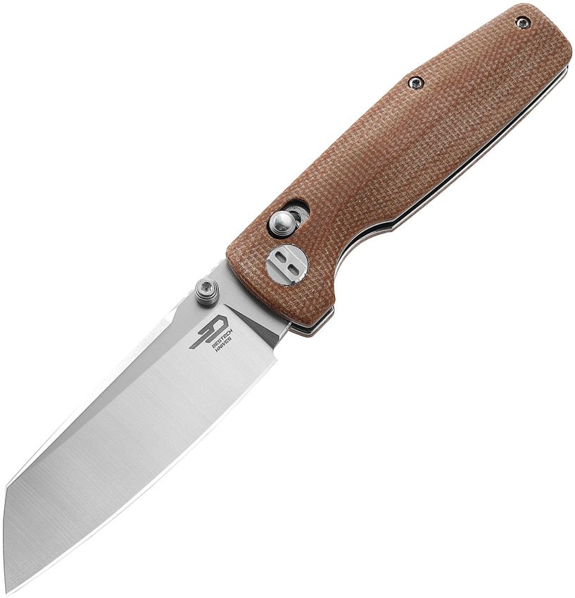 BESTECH KNIVES Slasher Natural Micarta/SW