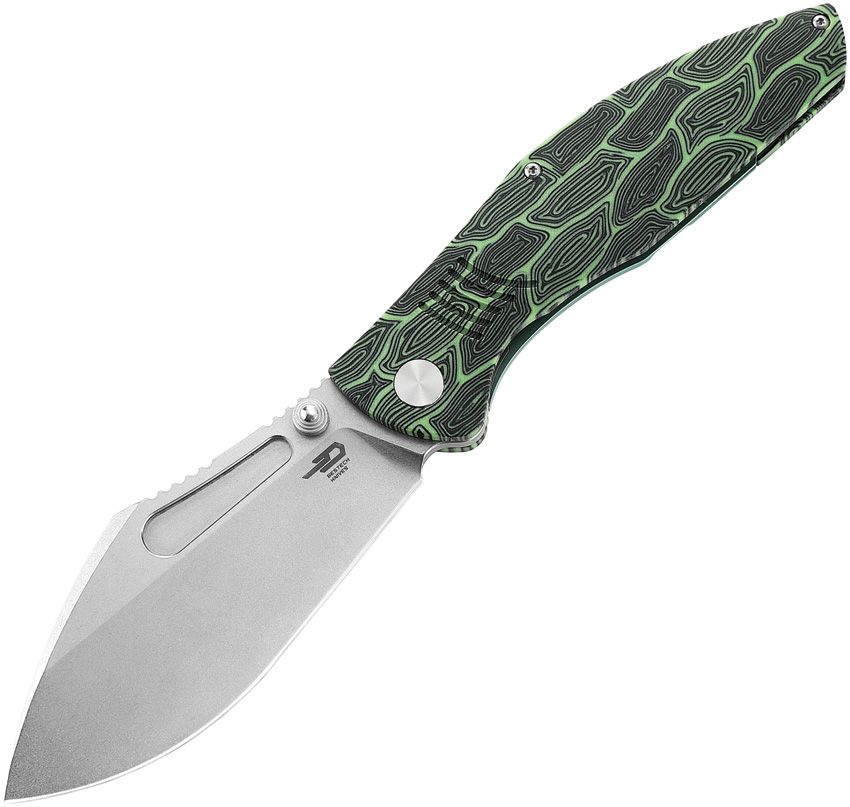 BESTECH KNIVES Lockness Green,Black G-10/SW