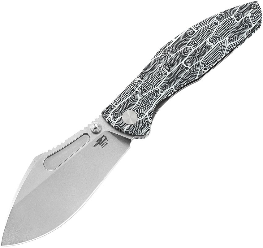BESTECH KNIVES Lockness Black,White G-10/SW