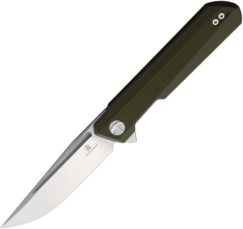 BESTECH KNIVES Bestechman Dundee OD Green G-10/Satin