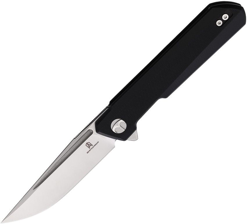 BESTECH KNIVES Bestechman Dundee Black G-10/Satin
