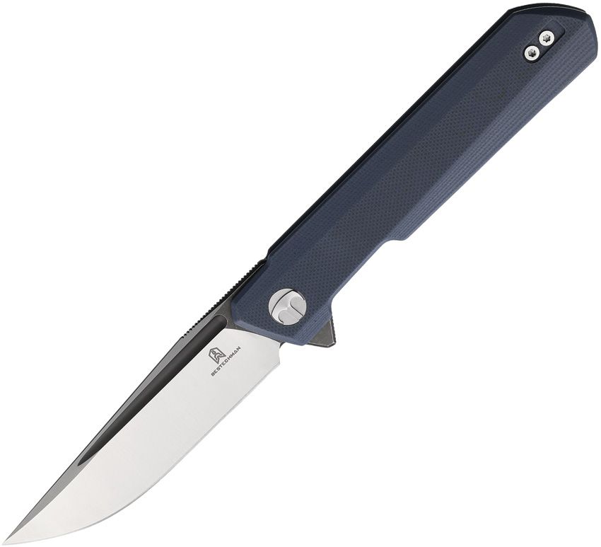 BESTECH KNIVES Bestechman Dundee Blue-Gray G-10/TwoTone