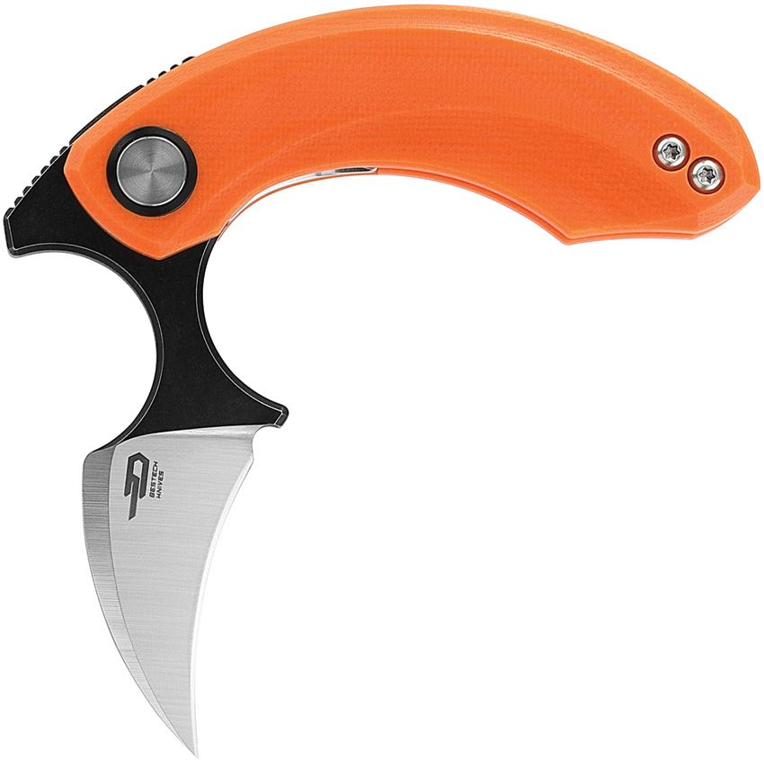 BESTECH KNIVES Strelit Orange G-10/TwoTone