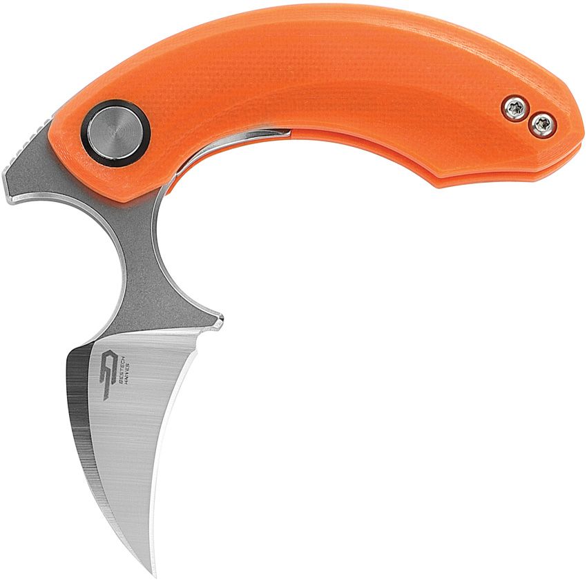 BESTECH KNIVES Strelit Orange G-10/Satin