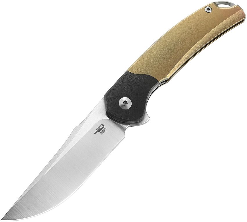 BESTECH KNIVES Supernova Gold Ti/Satin