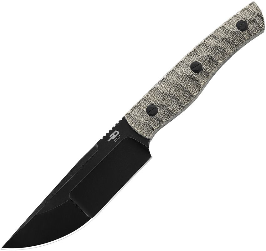 BESTECH KNIVES Heidi Blacksmith 2 Green Micarta/BW