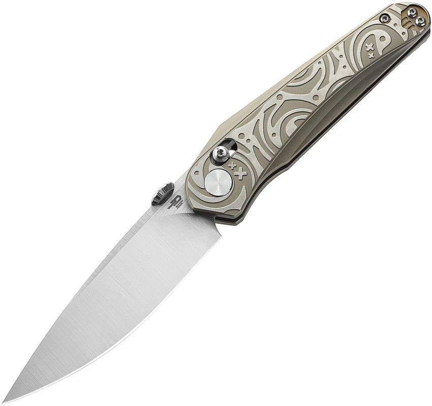 BESTECH KNIVES Mothus Bar-Lock Bronze Ti/Satin