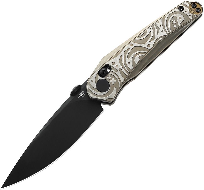 BESTECH KNIVES Mothus Bar-Lock Bronze Ti/Black