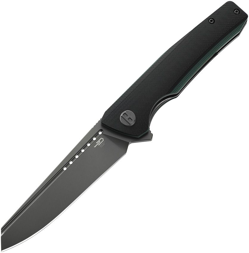 BESTECH KNIVES Slyther Black,Green/Gray